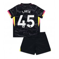 Maglia Calcio Chelsea Romeo Lavia #45 Terza Divisa Bambino 2024-25 Manica Corta (+ pantaloncini)